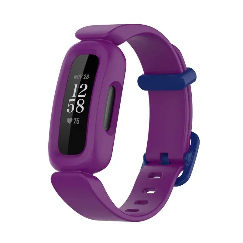 Silicone Strap for The Fitbit Ace 2/3 & Inspire Series (16 colours available) - Purple Blue / Fitbit Inspire 1 - TWS