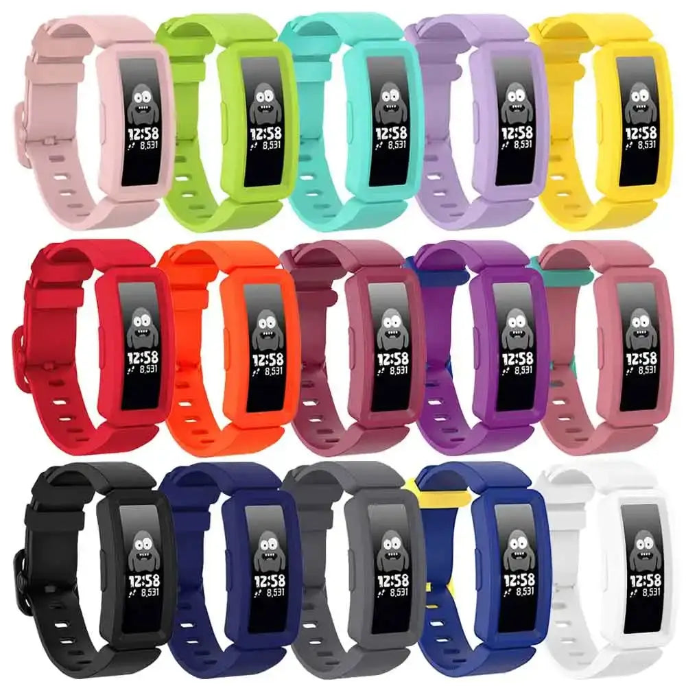 Silicone Strap for The Fitbit Ace 2/3 & Inspire Series (16 colours available) - TWS