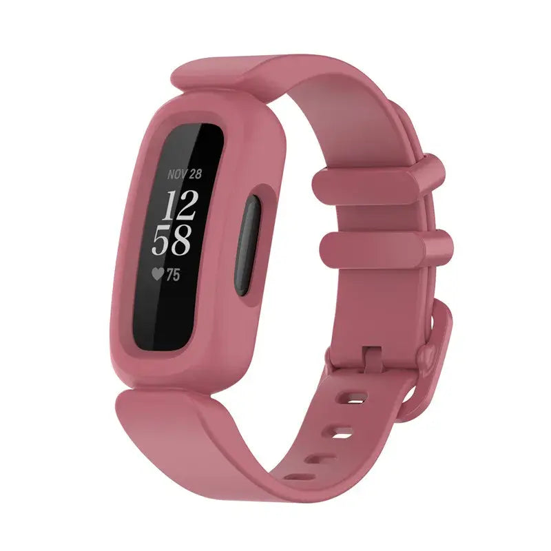 Silicone Strap for The Fitbit Ace 2/3 & Inspire Series (16 colours available) - Coffee / Fitbit Inspire 1 - TWS