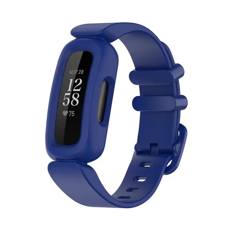 Silicone Strap for The Fitbit Ace 2/3 & Inspire Series (16 colours available) - Blue / Fitbit Inspire 1 - TWS