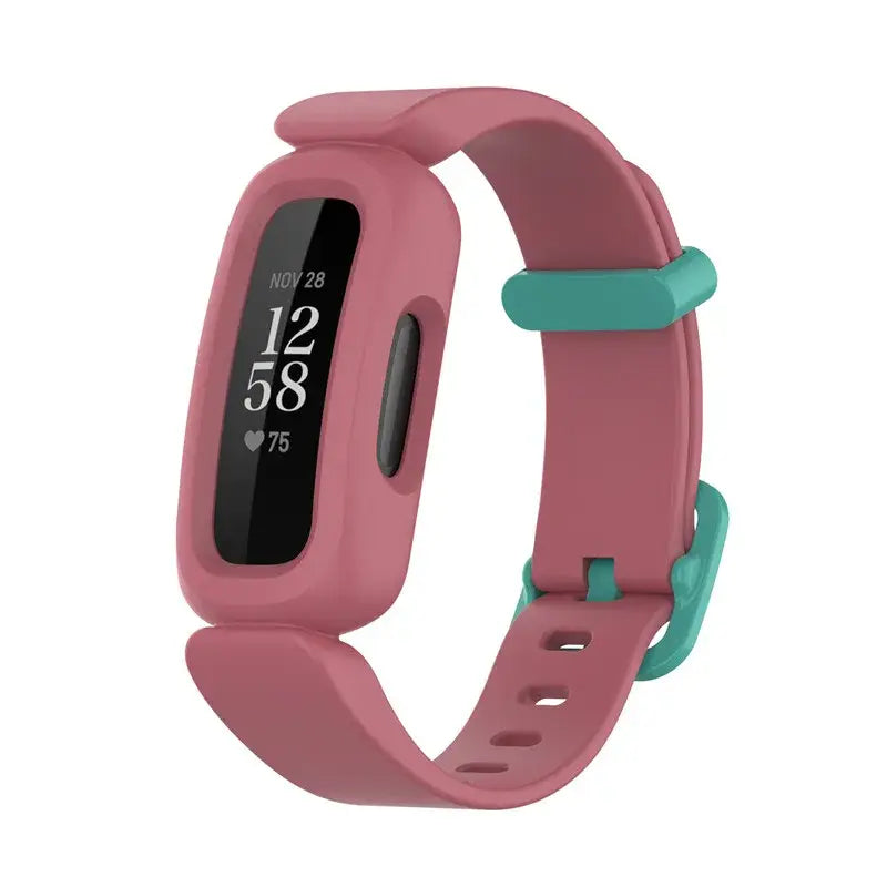 Silicone Strap for The Fitbit Ace 2/3 & Inspire Series (16 colours available) - Coffee Green / Fitbit Inspire 1 - TWS