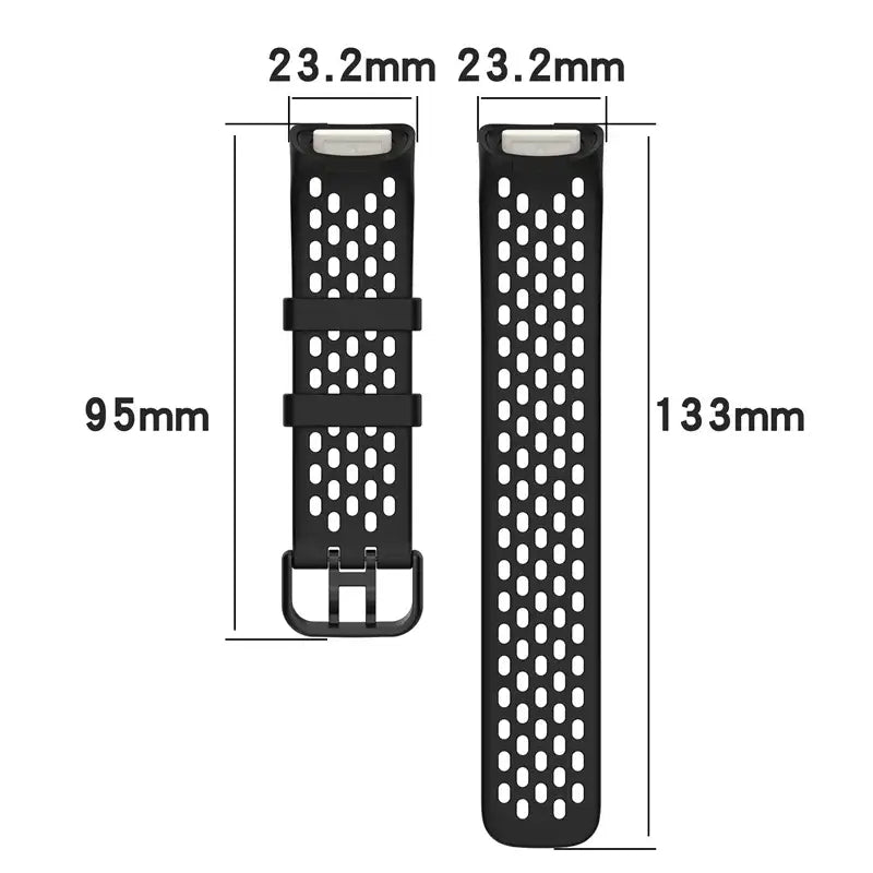 Silicone Strap for the Fitbit Charge 5/6 Series (12 colours available) - TWS