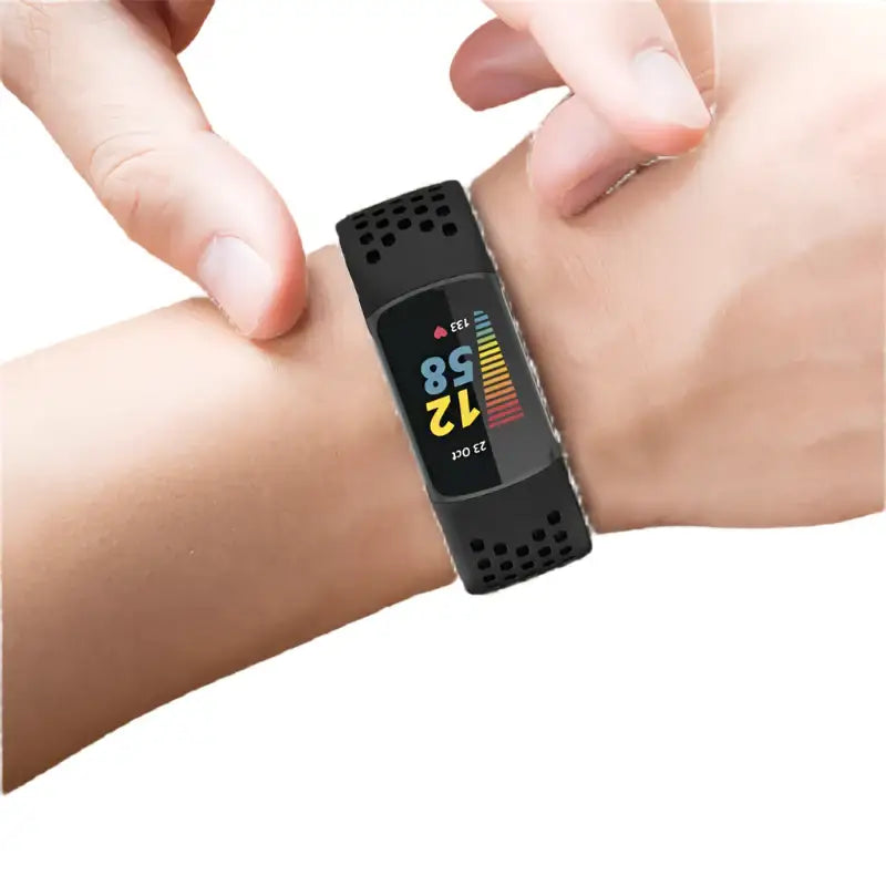 Silicone Strap for the Fitbit Charge 5/6 Series (12 colours available) - TWS