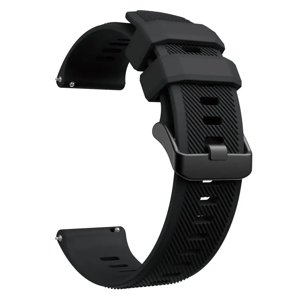 Silicone Strap for the Garmin Forerunner 255 Series (available in 13 colours) - Black / Forerunner 255 - TWS