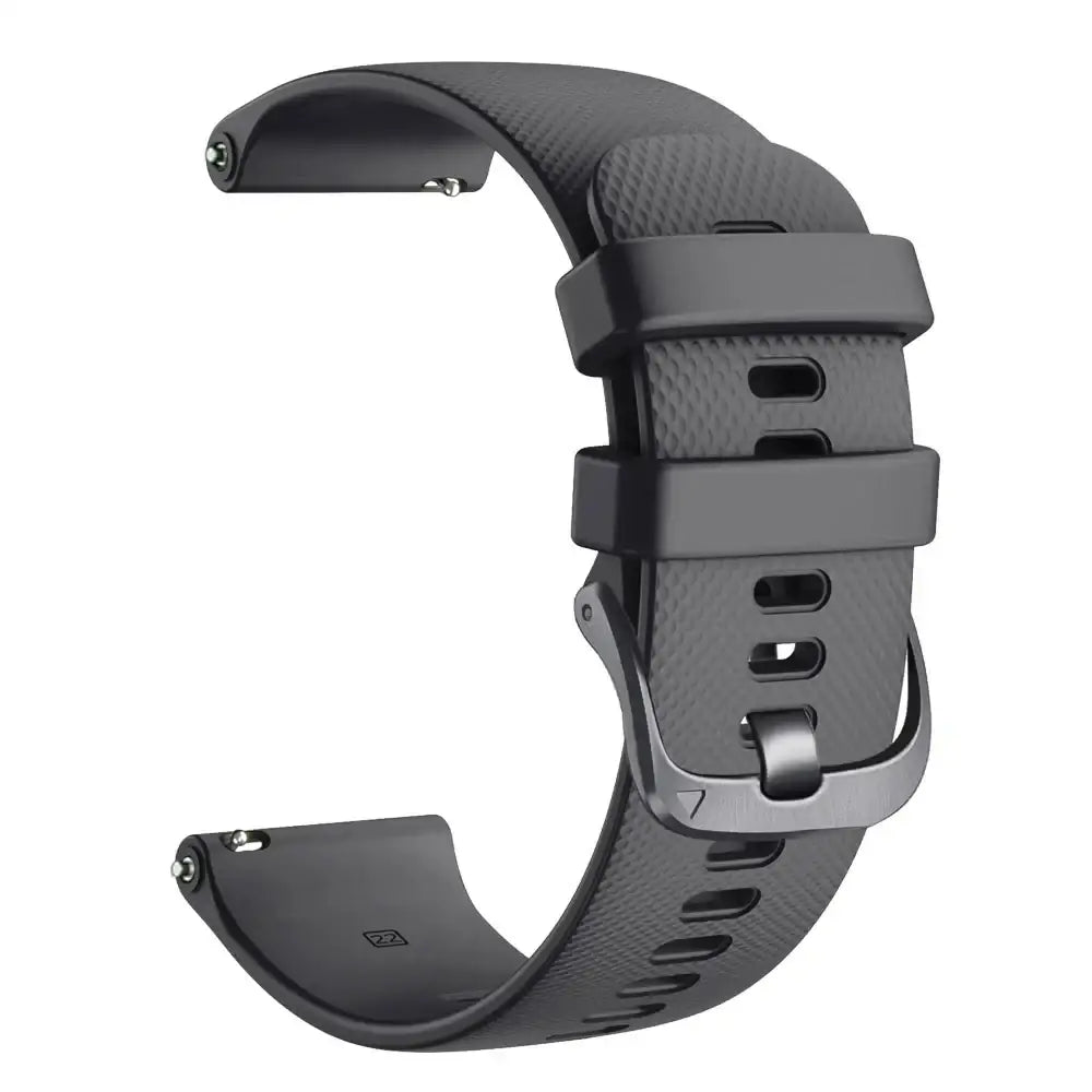 Silicone Strap for The Garmin Forerunner 745 (available in 13 colours) - Light Black / Forerunner 745 - TWS