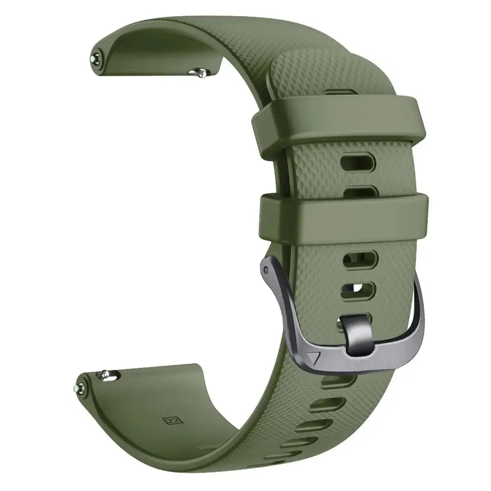Silicone Strap for the Garmin Forerunner 965 Series (available in 10 colours) - Light Army Green / Forerunner 965 - TWS