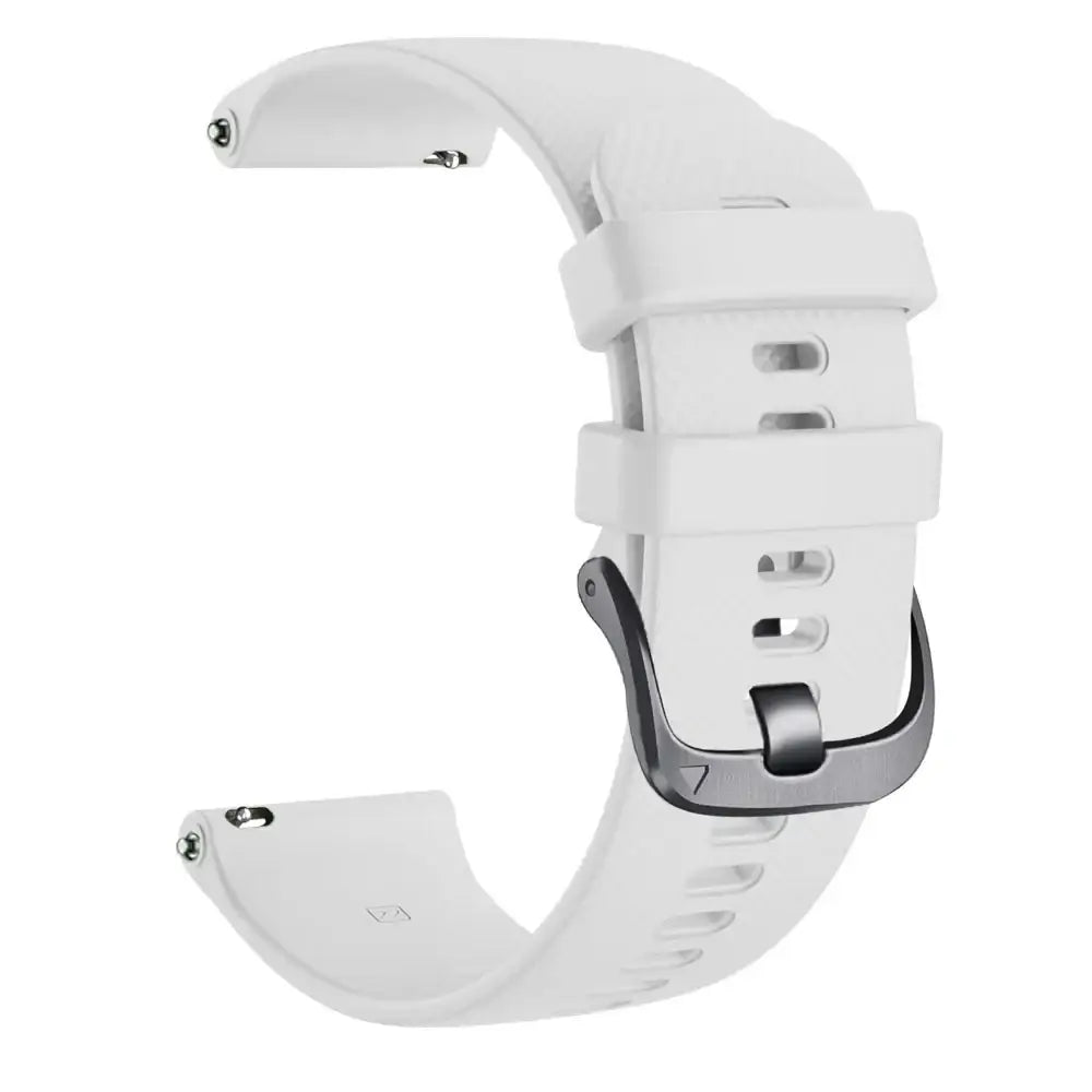 Silicone Strap for the Garmin Forerunner 965 Series (available in 10 colours) - White / Forerunner 965 - TWS