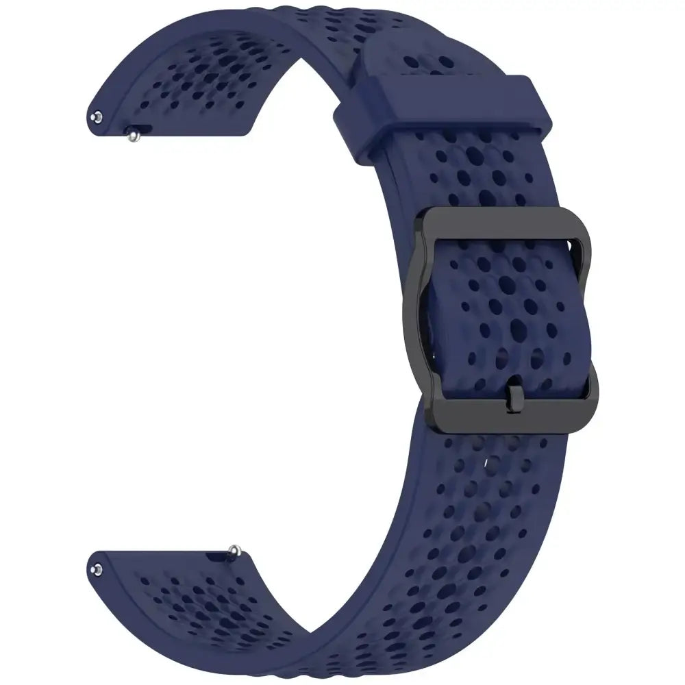 Silicone Strap for the Garmin Forerunner & Venu Series (20mm/22mm) (20 colours available) - Dark Blue / 20mm - TWS