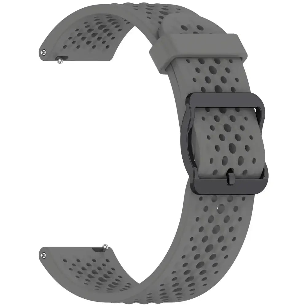 Silicone Strap for the Garmin Forerunner & Venu Series (20mm/22mm) (20 colours available) - Dark Grey / 20mm - TWS