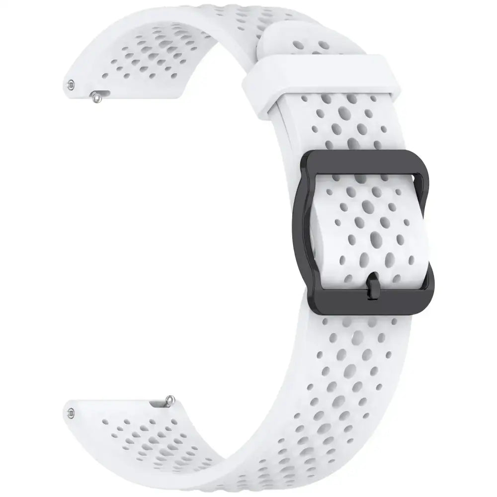 Silicone Strap for the Garmin Forerunner & Venu Series (20mm/22mm) (20 colours available) - White / 20mm - TWS