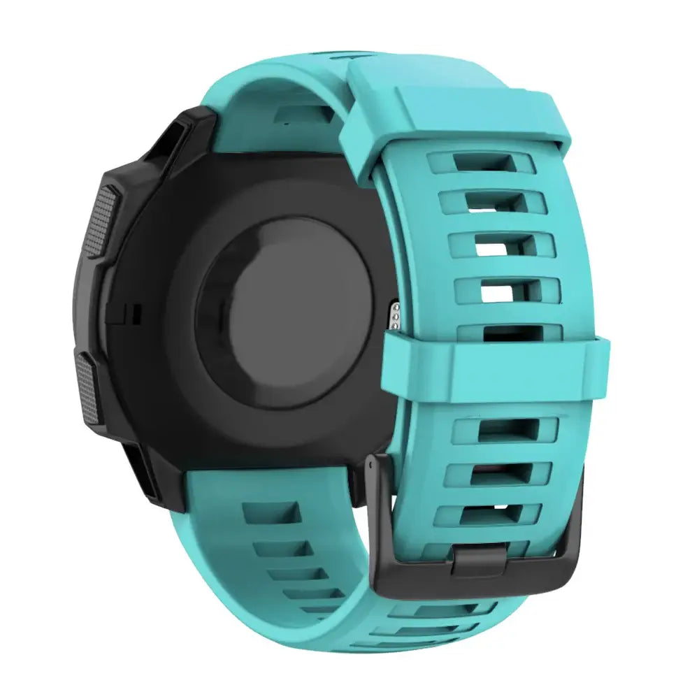 Silicone Strap for the Garmin Instinct 1/2/Esports/Solar Series (22mm) (13 colours available) - Single Mint Green
