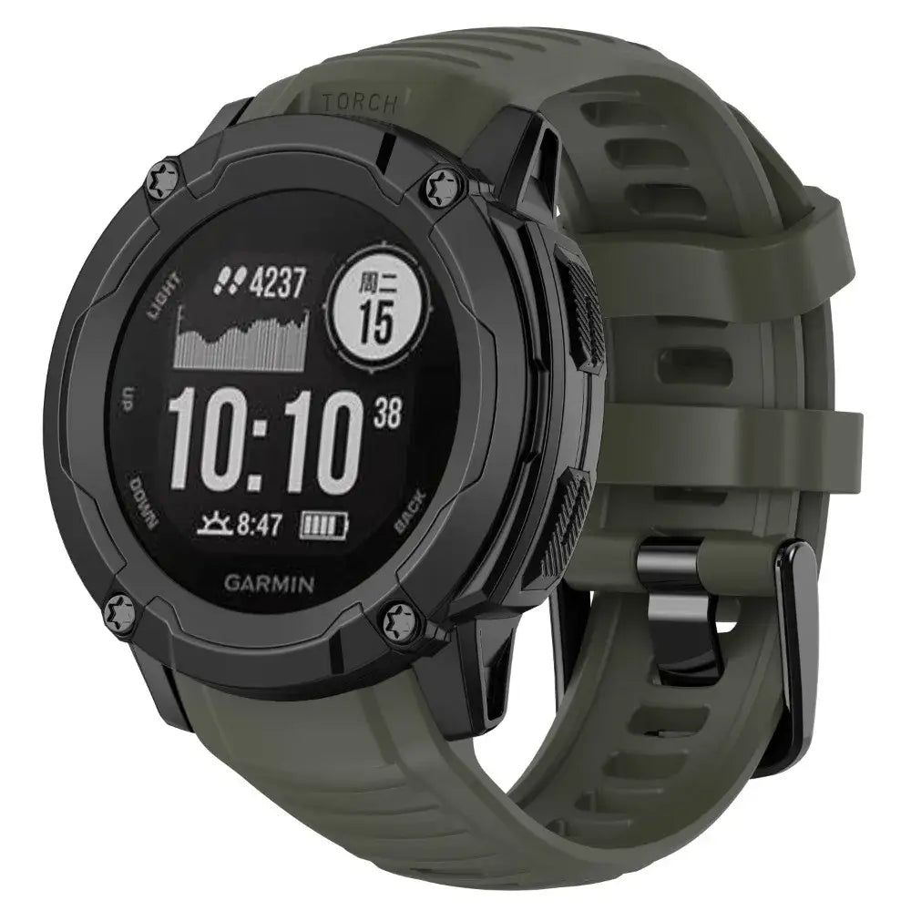 Silicone Strap for the Garmin Instinct 2X Solar Series (available in 4 colours) - TWS
