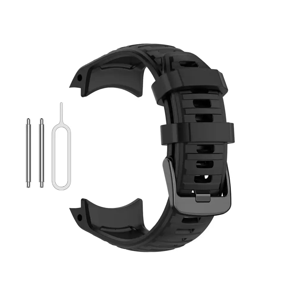 Silicone Strap for the Garmin Instinct 2X Solar Series (available in 4 colours) - Black - TWS