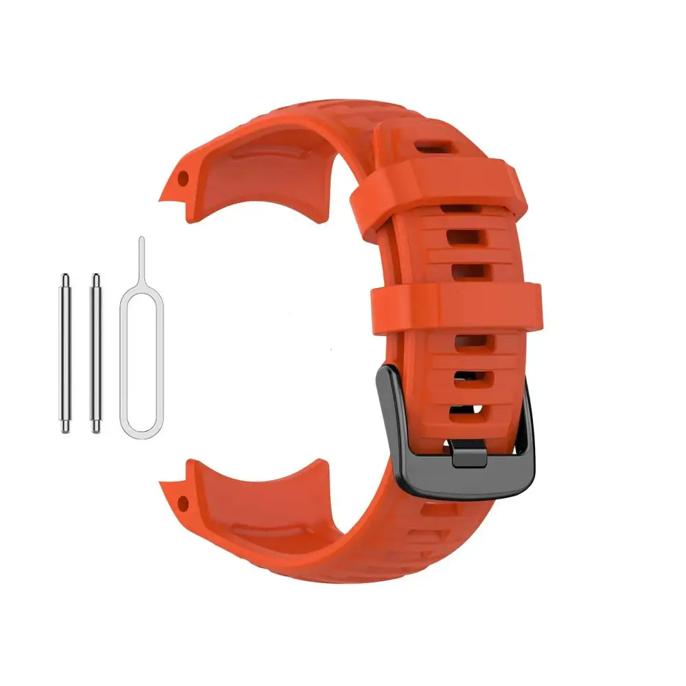 Silicone Strap for the Garmin Instinct 2X Solar Series (available in 4 colours) - Orange - TWS