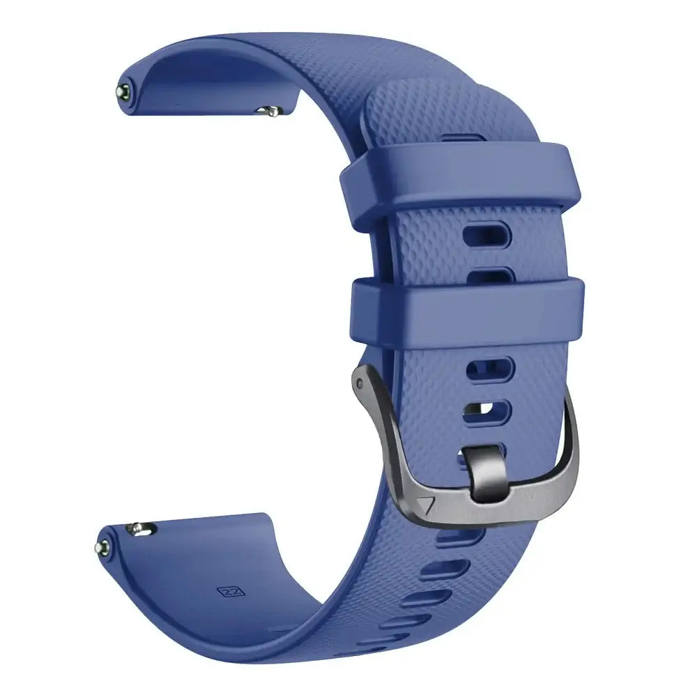 Silicone Strap for the Garmin Vivoactive 4 (available in 13 colours) - Navy / Garmin Vivoactive 4 - TWS