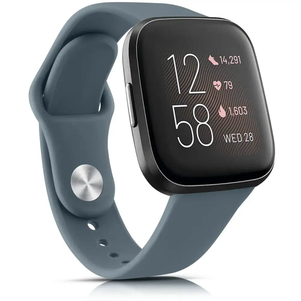 Silicone Watch Band for Fitbit Versa 2 (available in 17 colours) - Blue Gray / Fitbit Versa 2 - TWS