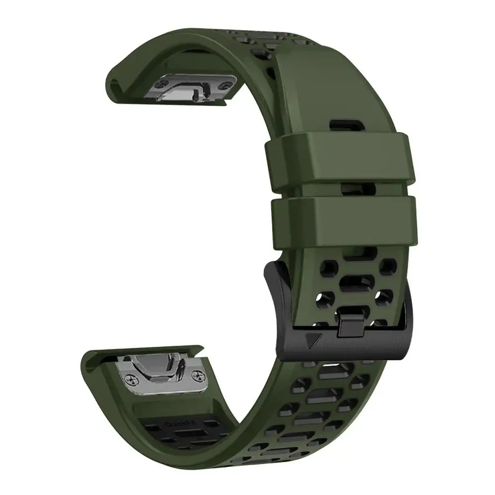 Silicone Watch Band for the Garmin Fenix 8 (47mm (available in 12 colours) - H / 22mm - Fenix 8(47mm) - TWS
