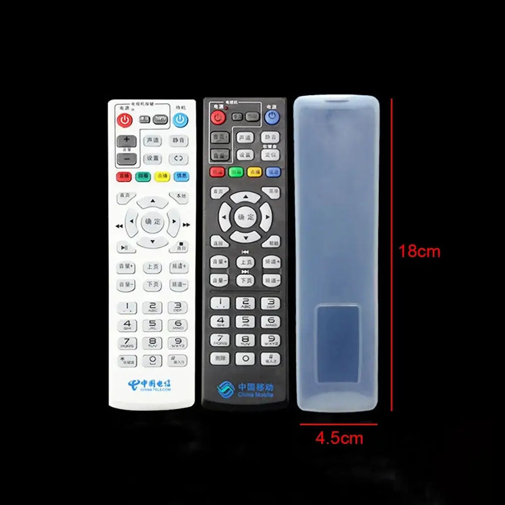 Silicone World Dust Protect Protective Storage Bag Portable Silicone Air Condition Control Case TV Remote Control Cover
