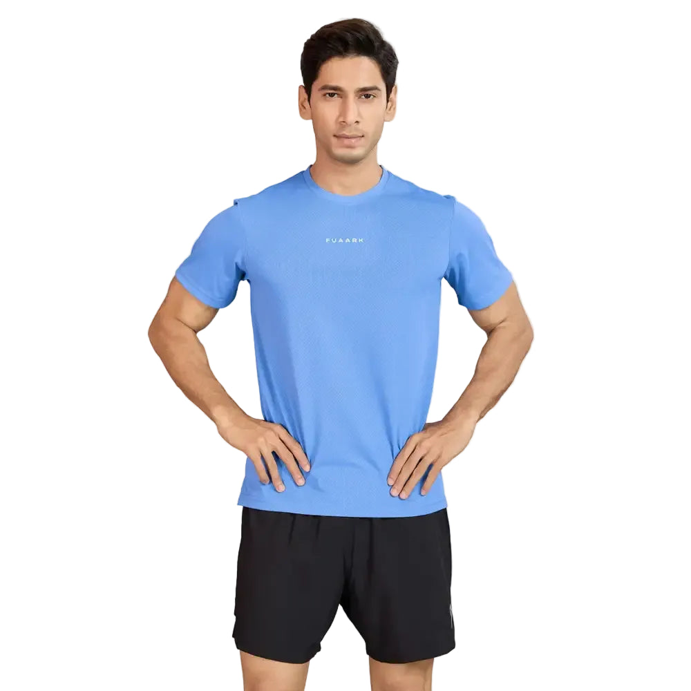 Slate Running T-shirt Blue - T-shirts