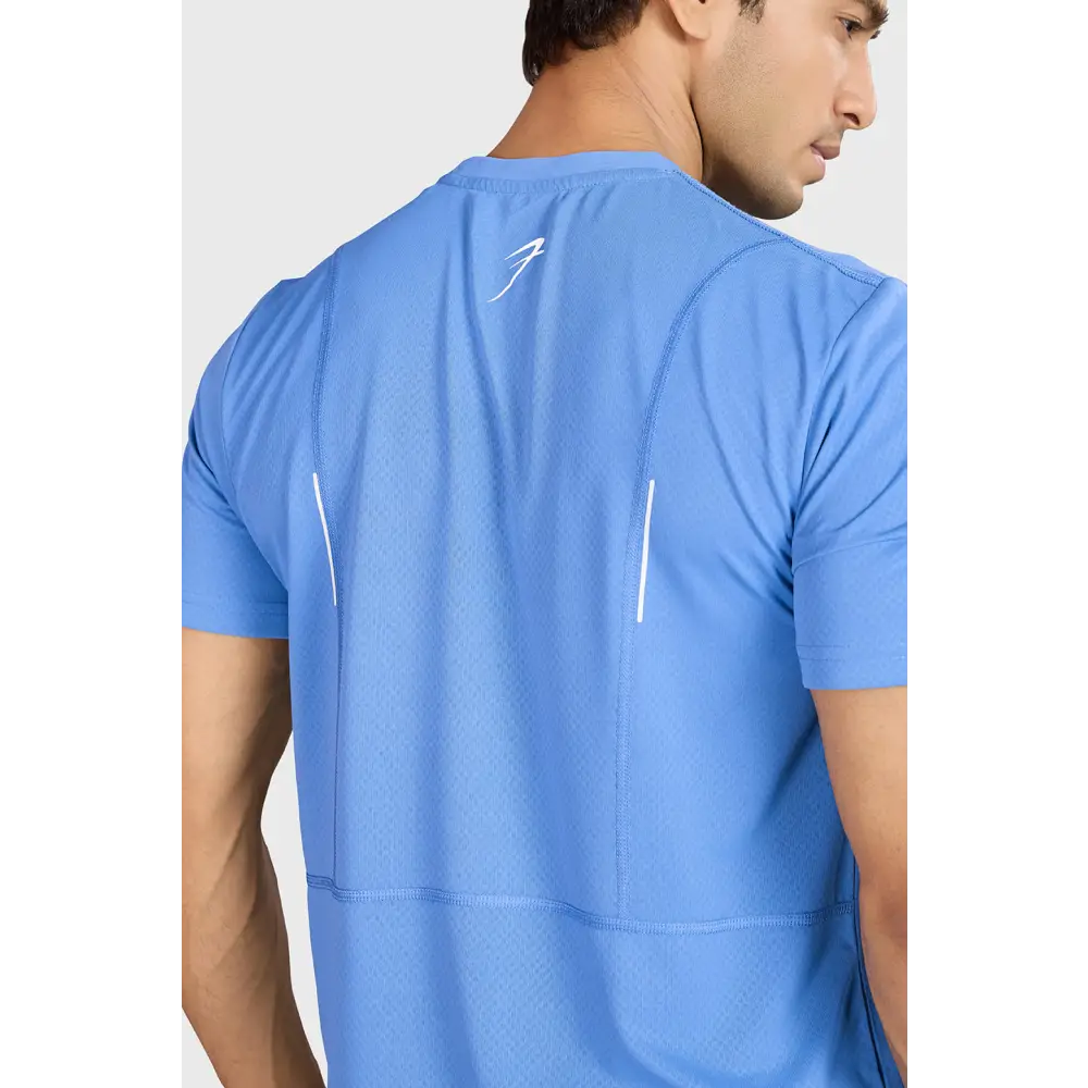 Slate Running T-shirt Blue - T-shirts