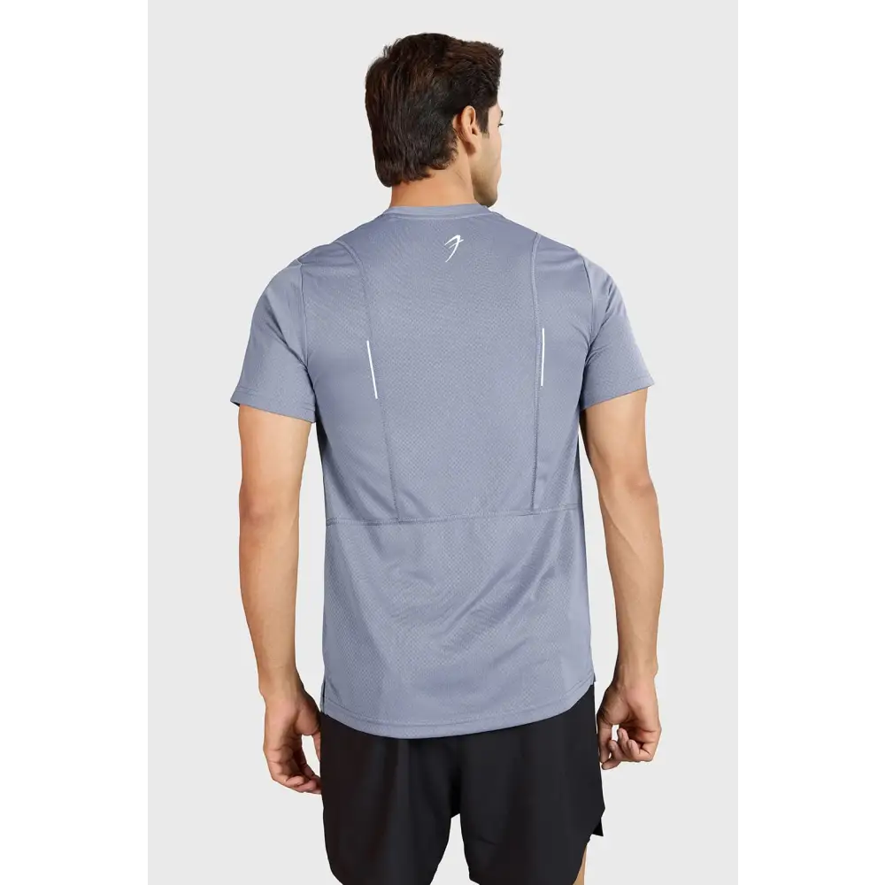 Slate Running T-shirt Grey - T-shirts