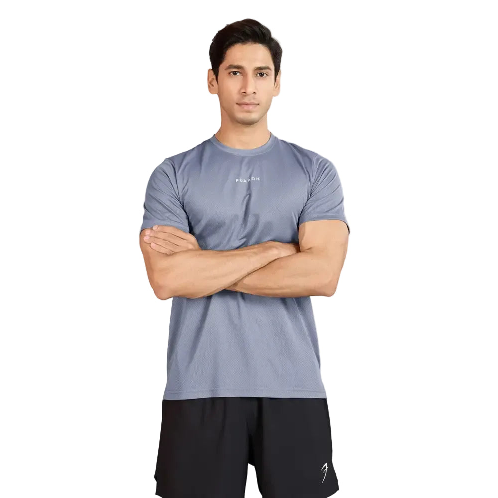 Slate Running T-shirt Grey - T-shirts