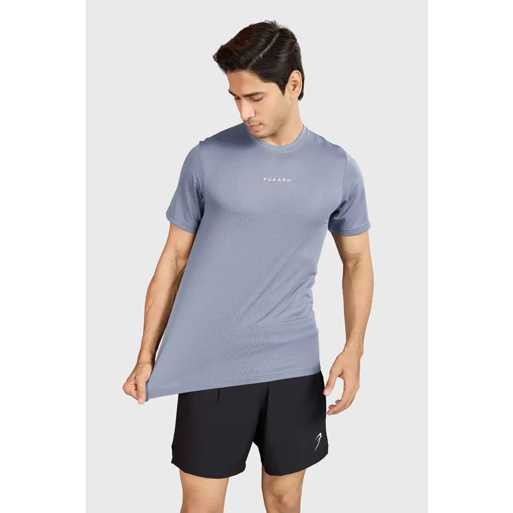 Slate Running T-shirt Grey - T-shirts