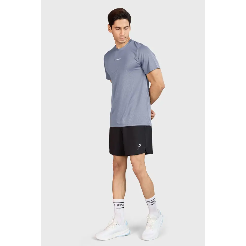 Slate Running T-shirt Grey - T-shirts