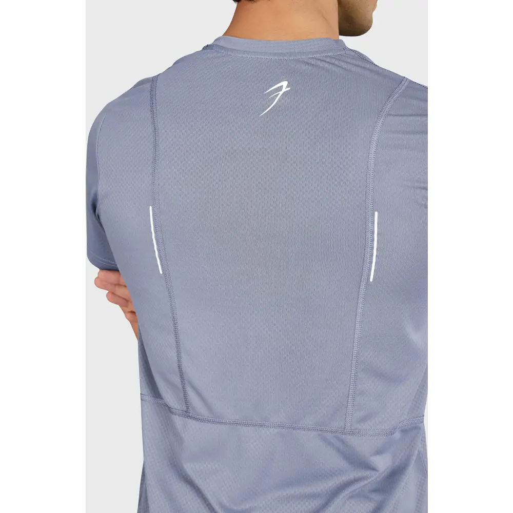 Slate Running T-shirt Grey - T-shirts