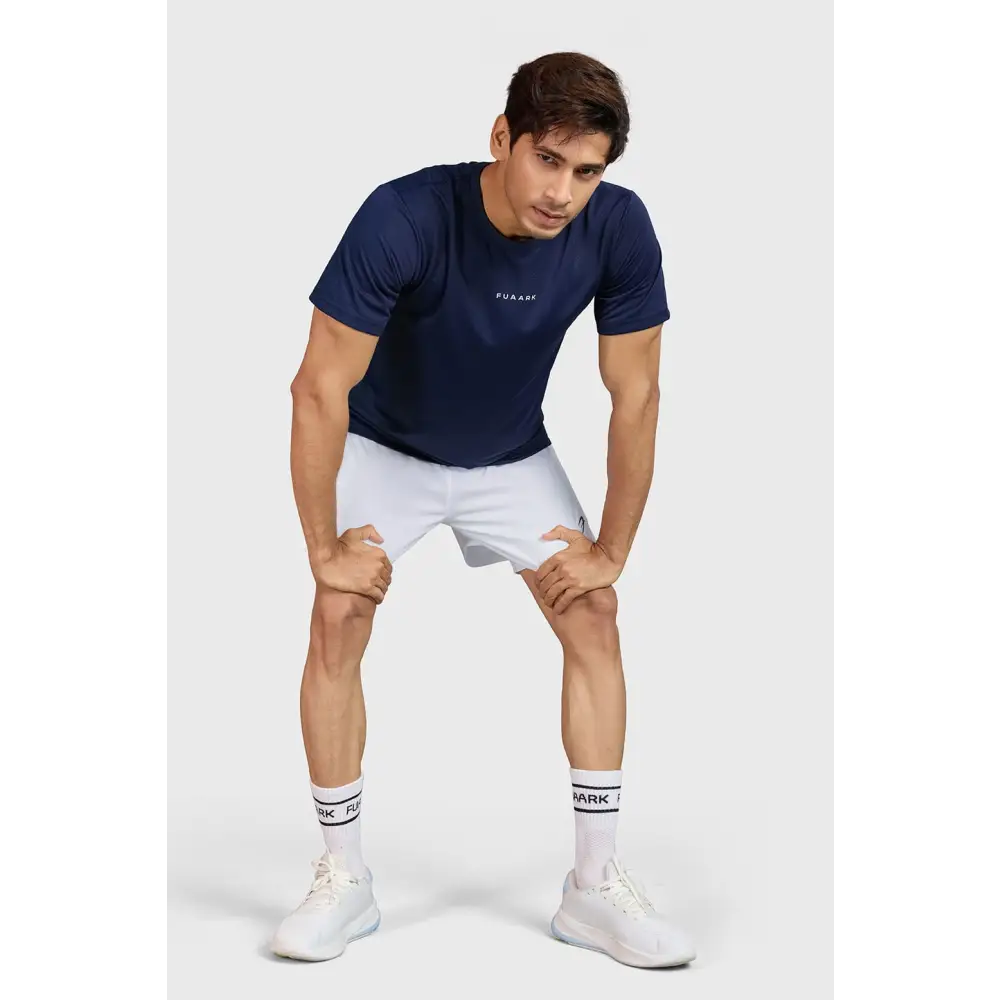 Slate Running T-shirt Navy - T-shirts