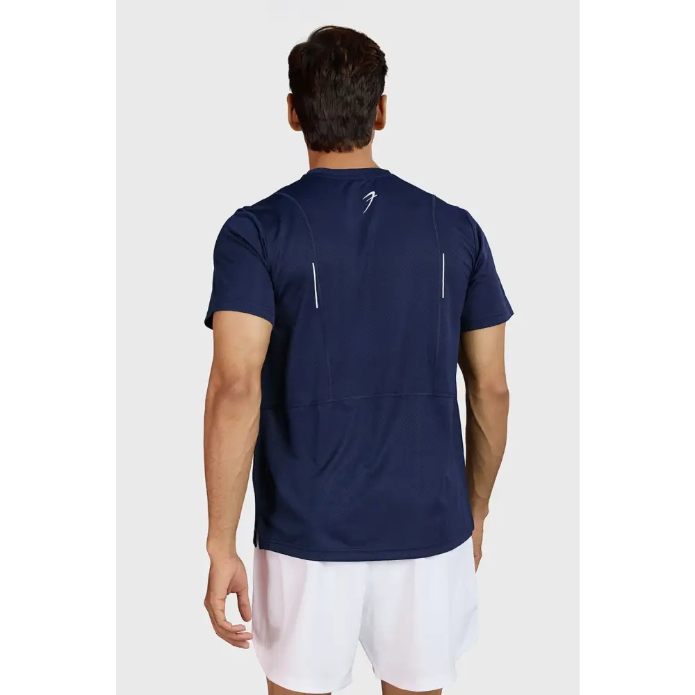 Slate Running T-shirt Navy - T-shirts