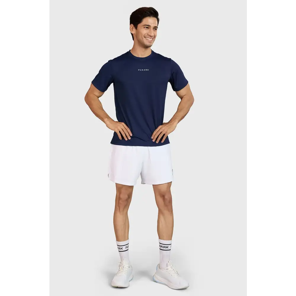 Slate Running T-shirt Navy - T-shirts