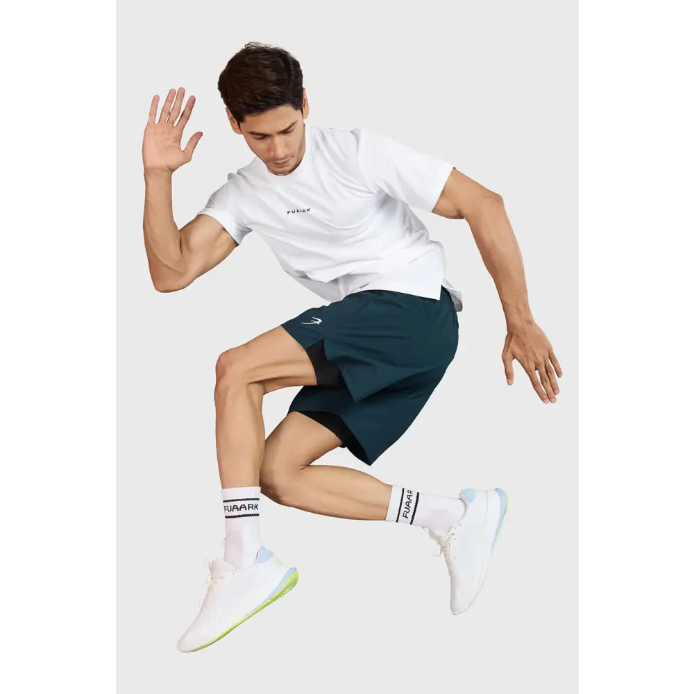 Slate Running T-shirt White - T-shirts