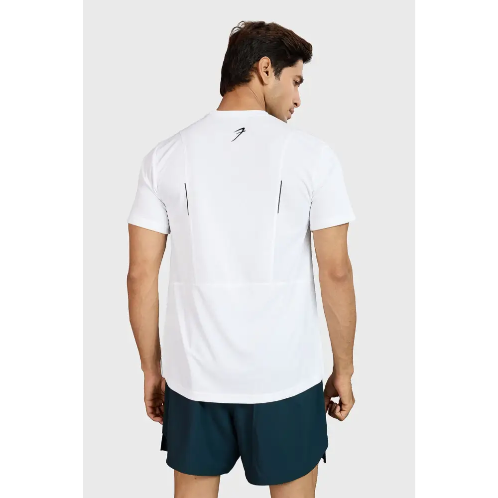 Slate Running T-shirt White - T-shirts