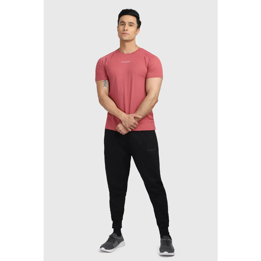 Sleek T-shirt Deep Red - Tshirts