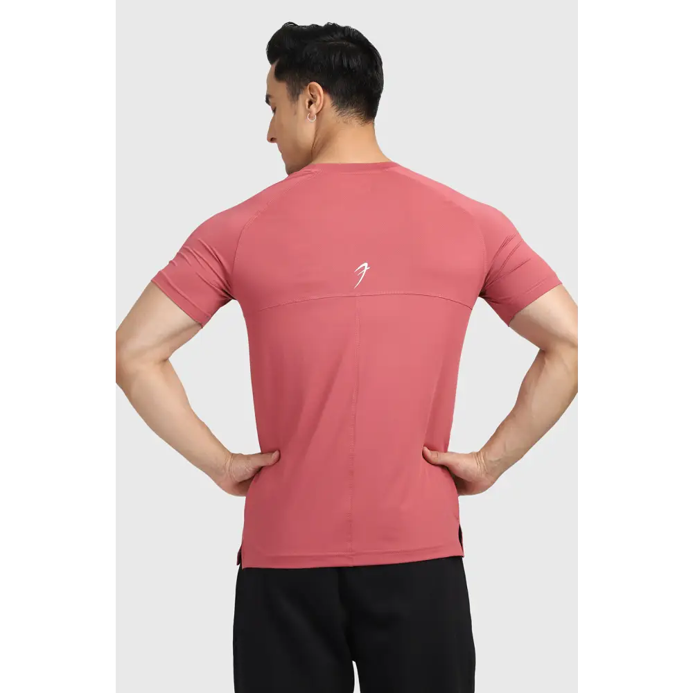 Sleek T-shirt Deep Red - Tshirts