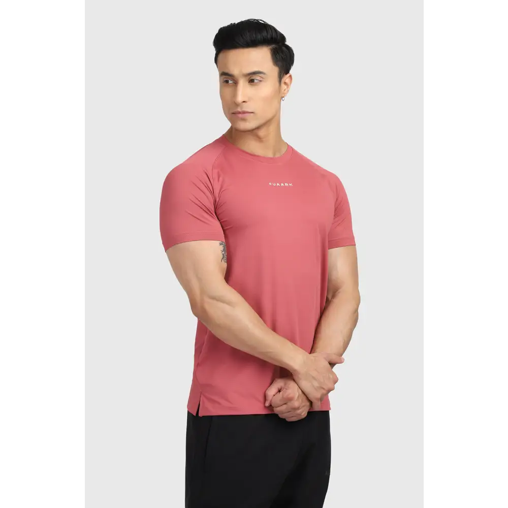 Sleek T-shirt Deep Red - Tshirts