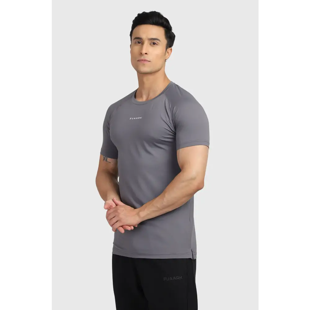 Sleek T-shirt Grey - Tshirts