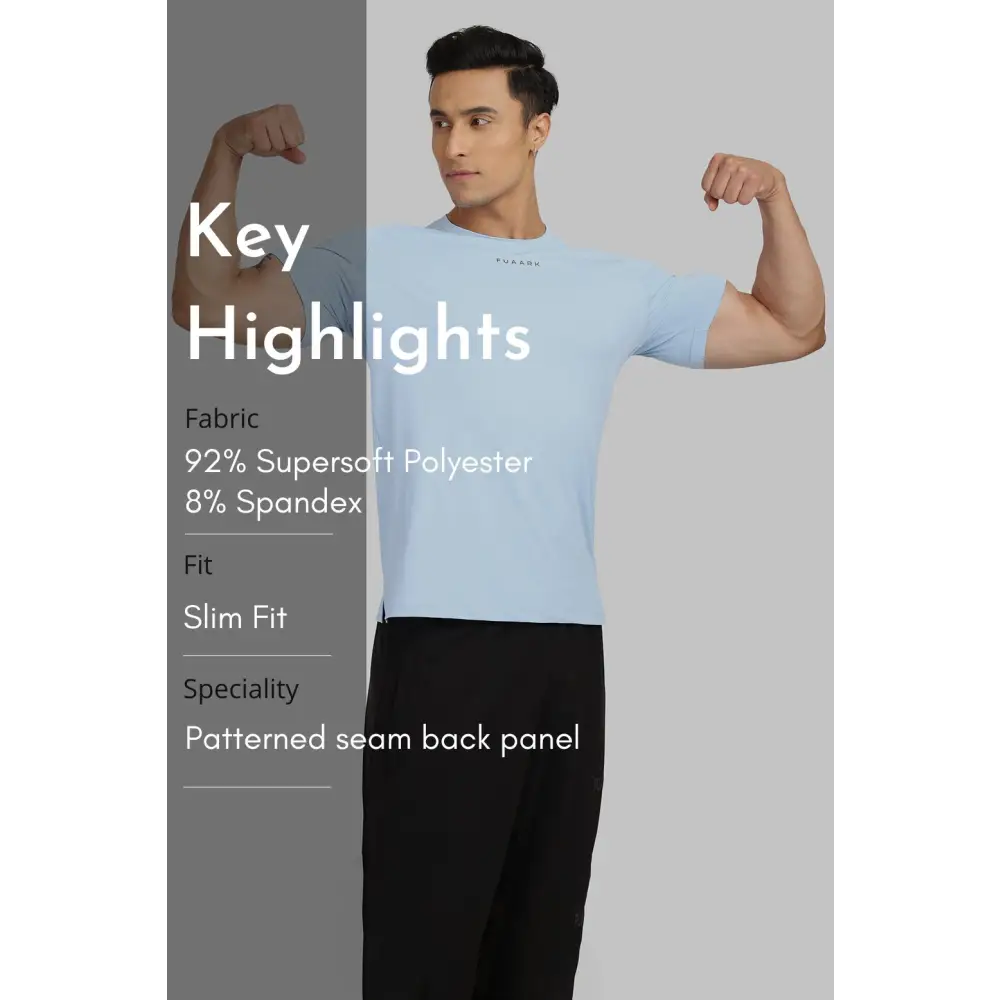 Sleek T-shirt Sky Blue - Tshirts