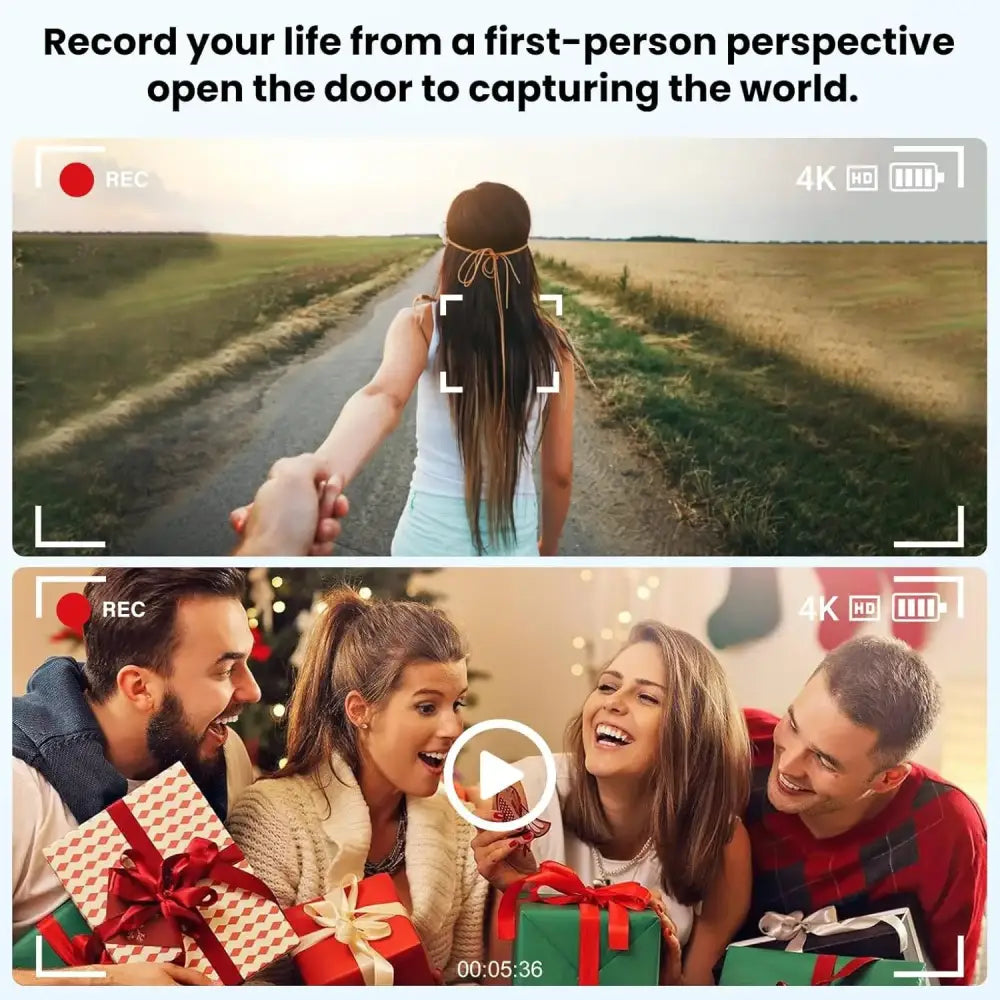 Smart AI Camera Glasses – 8MP HD Photo/Video Waterproof (5 types available) - 9eight5