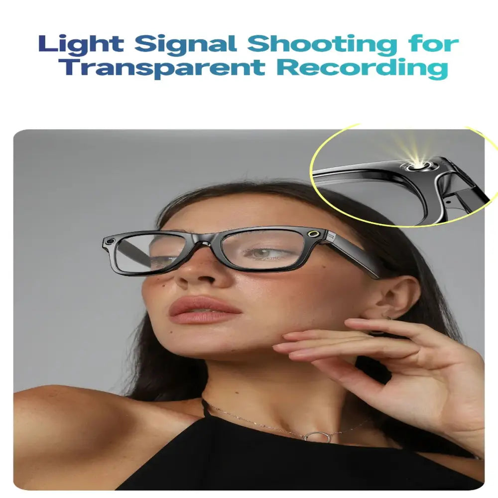Smart AI Camera Glasses – 8MP HD Photo/Video Waterproof (5 types available) - 9eight5