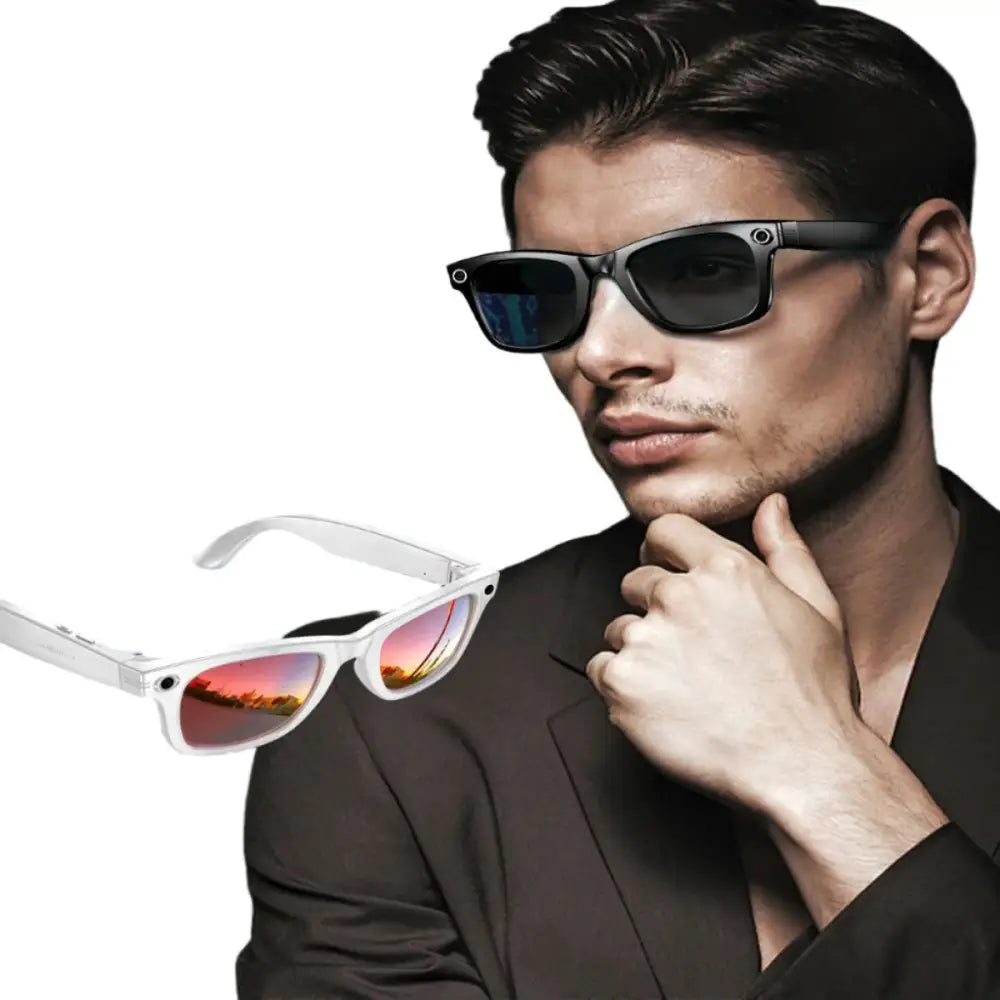 Smart AI Camera Glasses – 8MP HD Photo/Video Waterproof (5 types available) - 9eight5