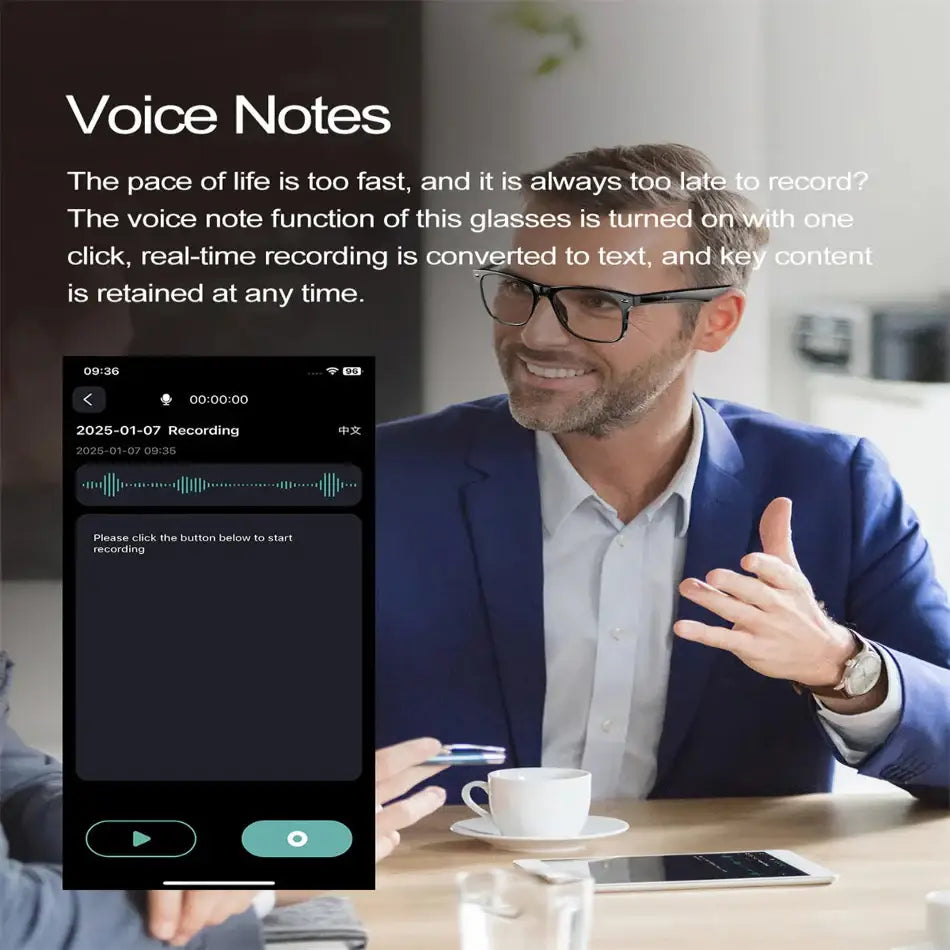 Smart AI Glasses – Bluetooth Translation Music & Calling (different models available) - 9eight5