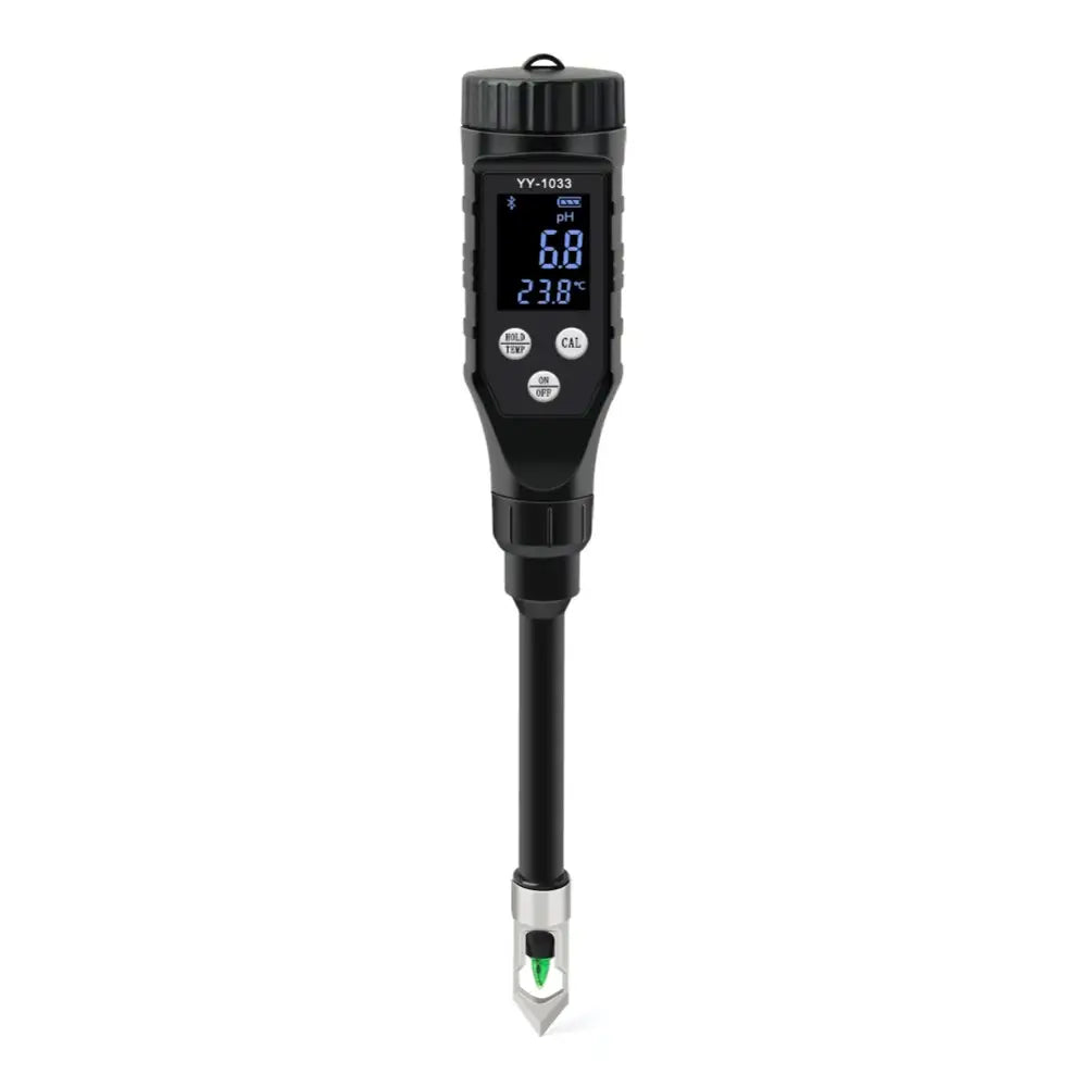 Smart Bluetooth Soil pH Meter 0–14 for Plants & Hydroponics - Soil Meter - HBC