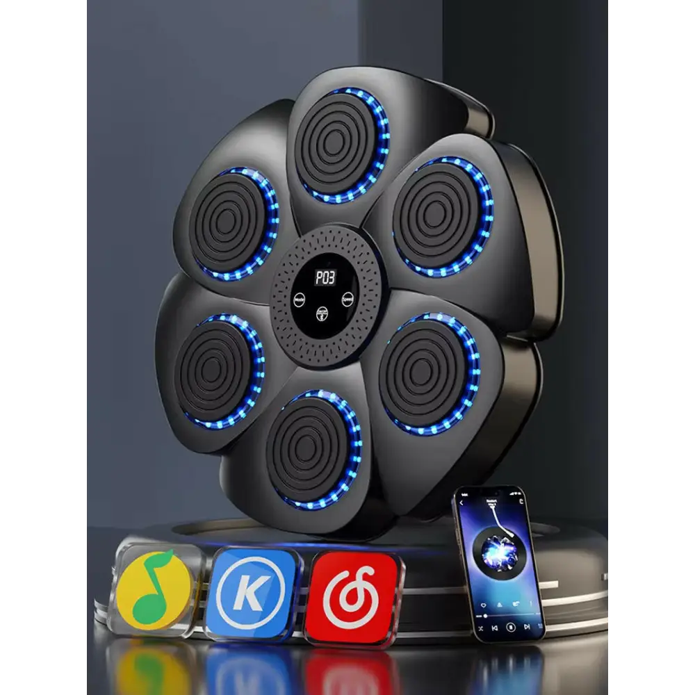 Smart Bluetooth Wall-Mounted Boxing Trainer with Music Integration for Home and Gym