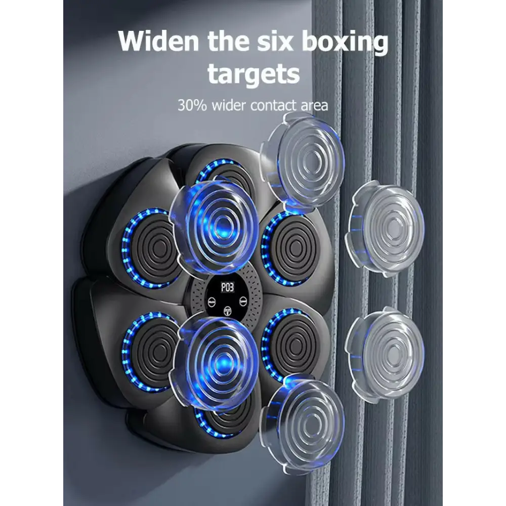 Smart Bluetooth Wall-Mounted Boxing Trainer with Music Integration for Home and Gym