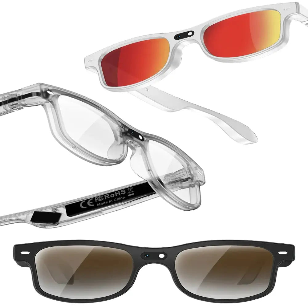 Smart Cycling Glasses – 8MP Camera Bluetooth Calling Translation - 9eight5