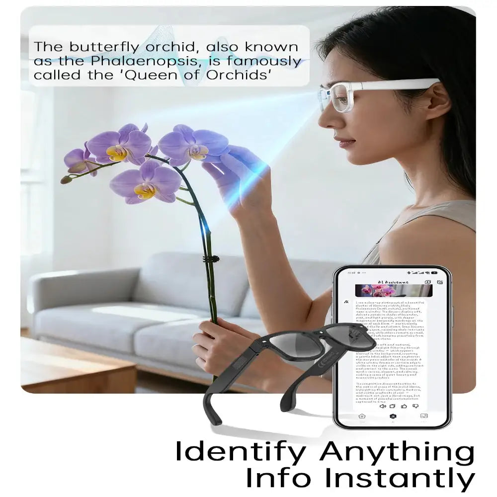 Smart Cycling Glasses – 8MP Camera Bluetooth Calling Translation - 9eight5