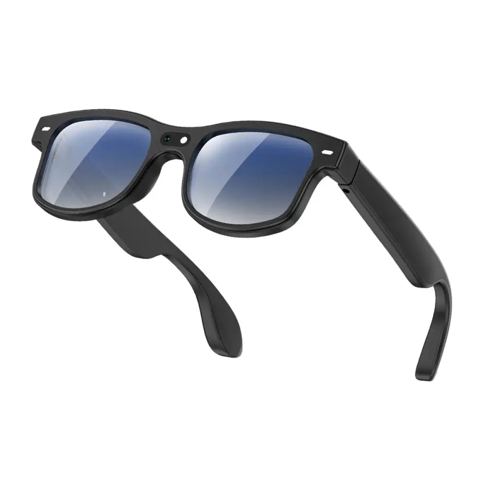 Smart Cycling Glasses – 8MP Camera Bluetooth Calling Translation - Black / Smart Glass - 9eight5