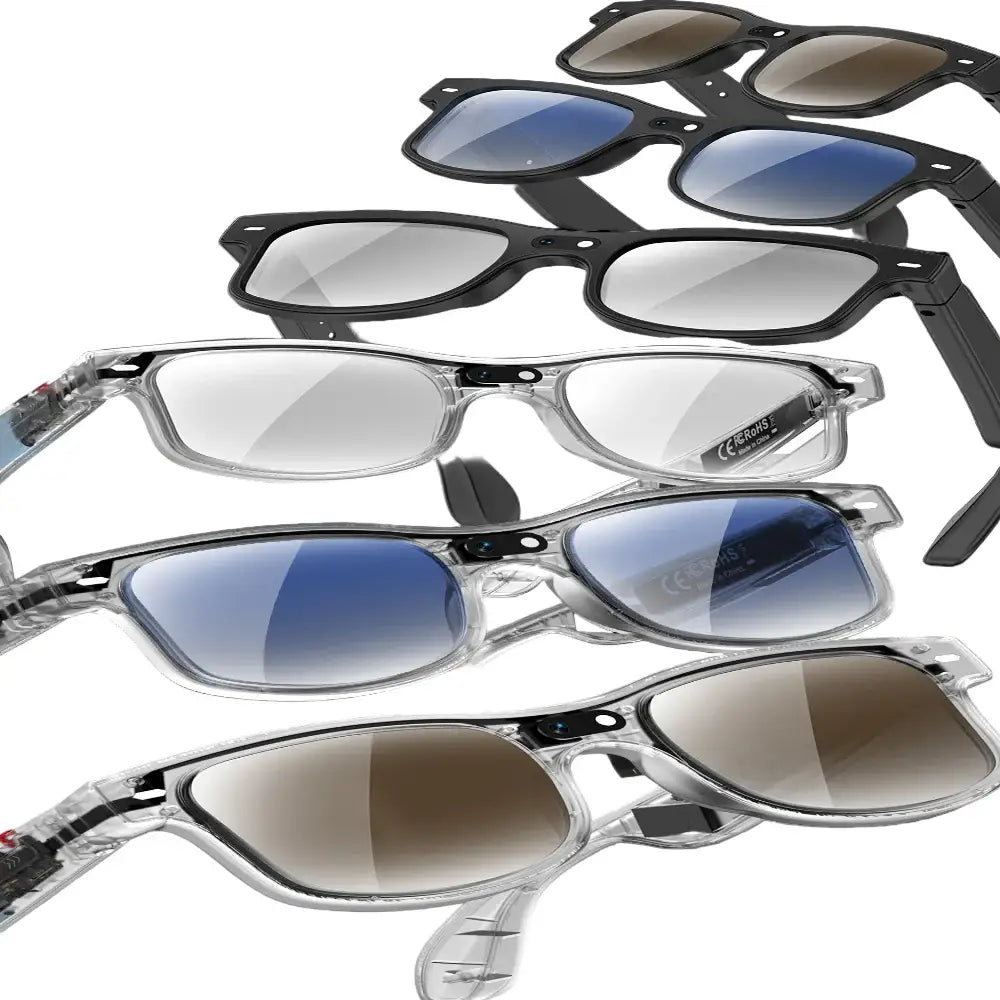 Smart Cycling Glasses – 8MP Camera Bluetooth Calling Translation - 9eight5